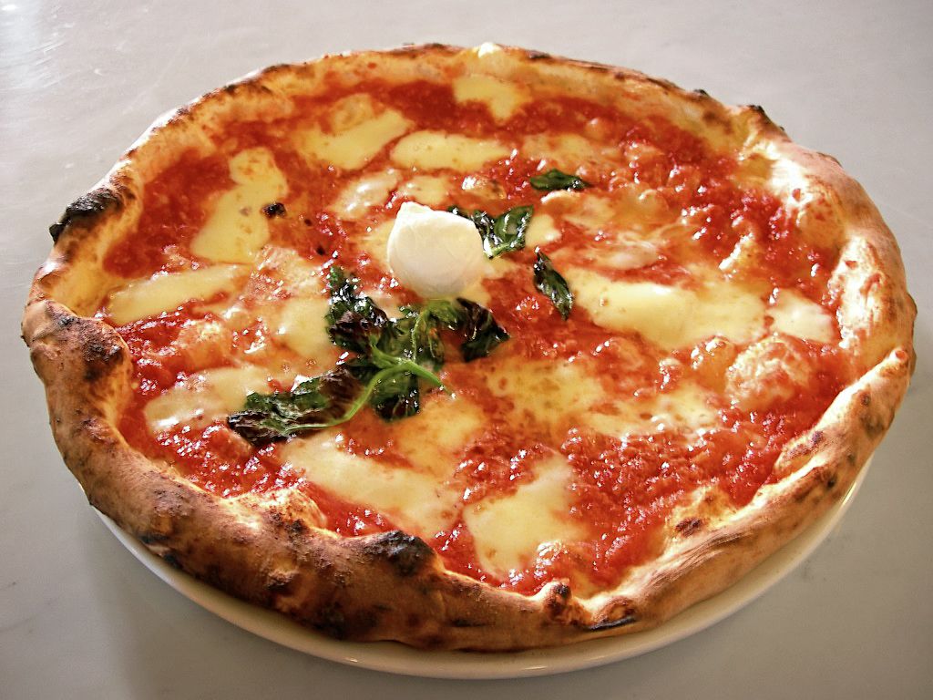 Pizza Margherita en Barcelona